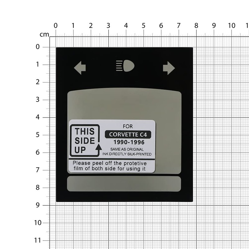 Polarizing Film Replacement for 90-96 Corvette C4 Instrument Cluster