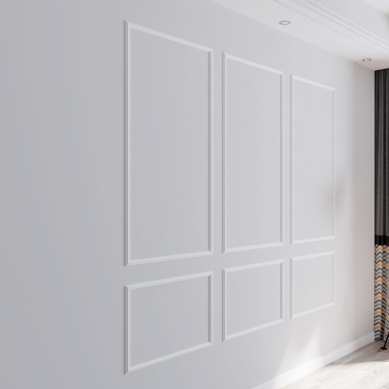 Decozayn Wall Molding Kit, Premade Wainscoting Panels, Picture Frame Moulding,