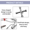 Oykrueats Universal Key, Square Key, Multifunctional, Cross Control Cabinet Key,