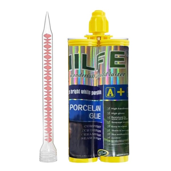 Epoxy Grout Porcelain White , Waterproof Auto-mix Dual Tubes Tile