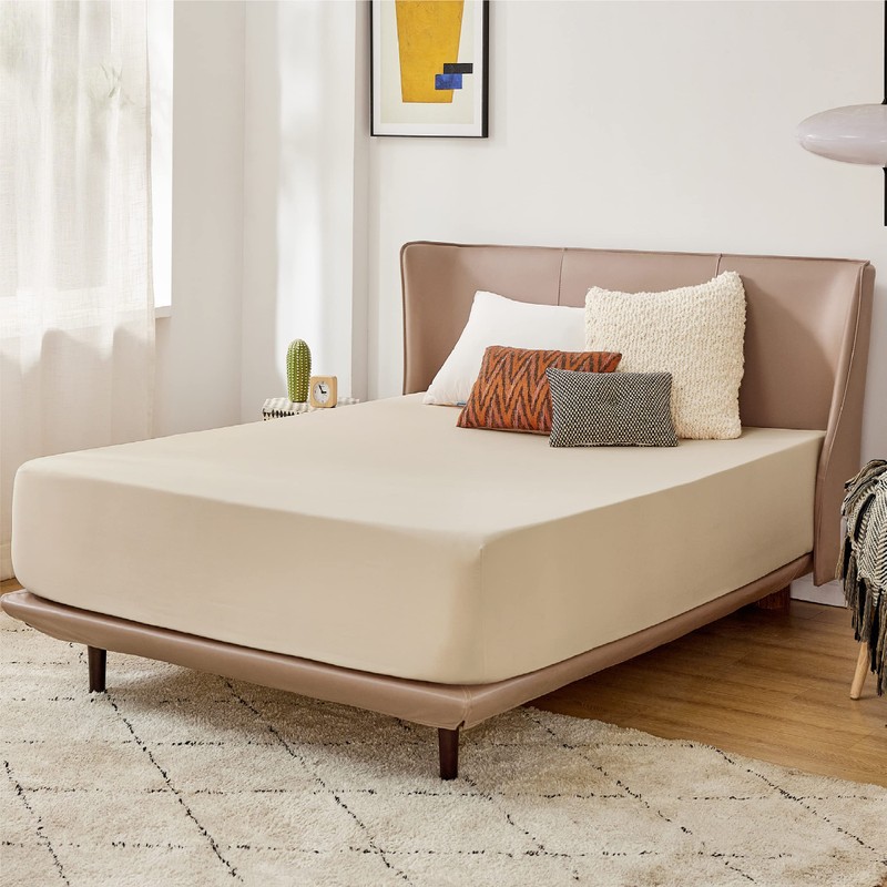 Bedsure King Size Fitted Sheets - Bed Sheets Extra Deep