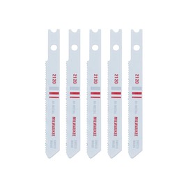 Milwaukee GIDDS2-2493819 2 3/4" High Speed Bi-Metal Jig Saw Blade 18 Teeth/Inch, 5-Pack