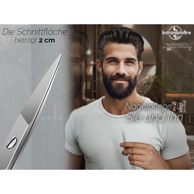 Straight Foot Nail Scissors Premium Toenail Scissors with Straight Cutting