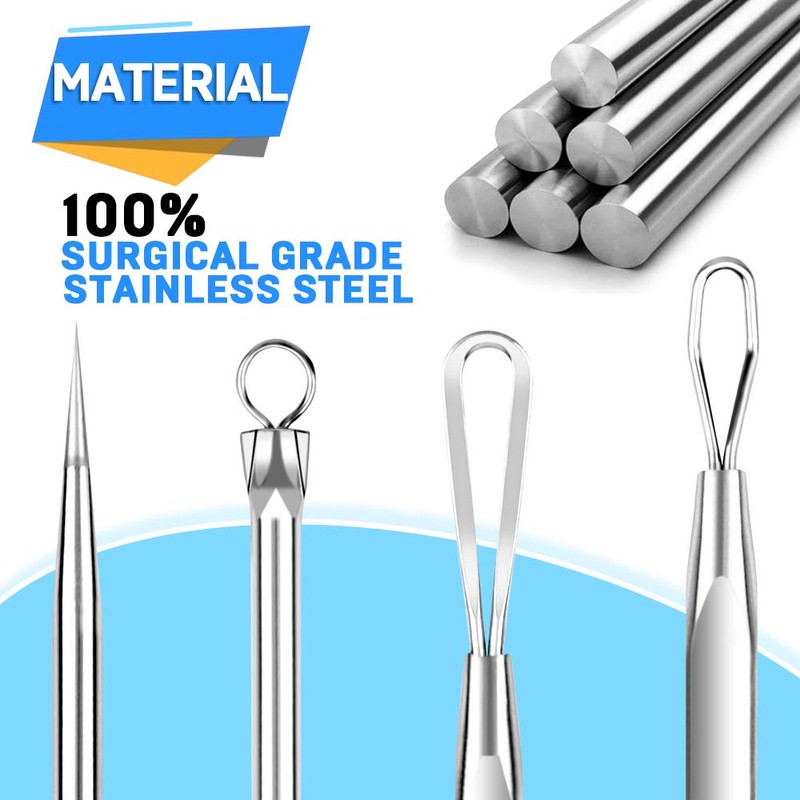 Teenitor Pimple Extractor Acne Treatment Tool Surgical Grade Blackhead Comedone