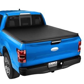 DICMIC Soft Roll-Up Truck Bed Tonneau Cover Compatible with 1999-2023 Ford F-250 F-350 Super Duty 6.8FT Bed