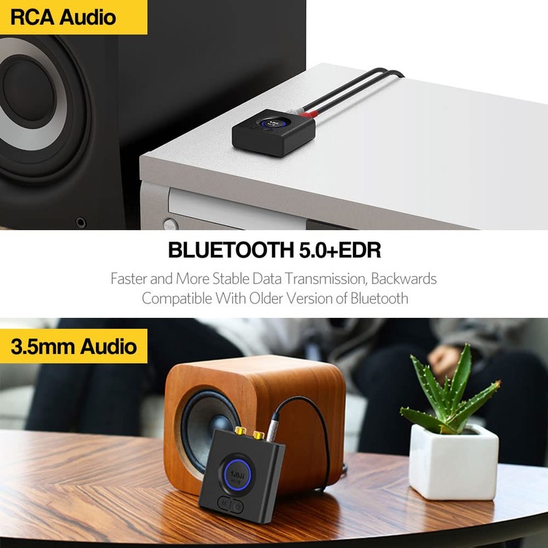 1Mii MiiLink Bluetooth Audio Adapter, Low Latency Wireless Bluetooth 5.0