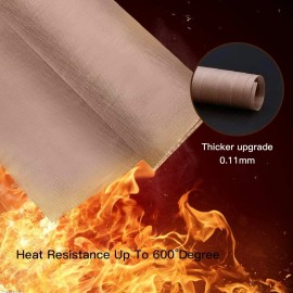 Unbranded 4 Pack Sheet for Heat Press Non-Stick Craft Mat Teflon Heat Transfer