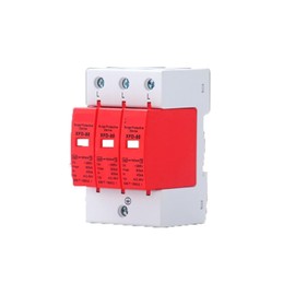 QQAMOGNNK 1PCS 1P 2P 3P 4P House Lightning Surge Protector Protective Low-Voltage Arrester Device 380V Lightning Device (Color : Gold 4pcs, Size : 60KA)