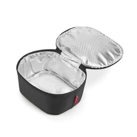 reisenthel Coolerbag S Pocket - Cool Bag with Outer Material Made of Recycled PET Bottles - Ideal for Lunch on the Go Colour: Black