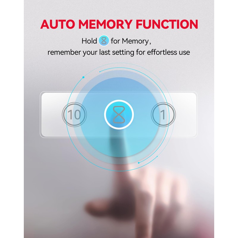Baldrtherm Shower Clock, Works as a Countdown Timer, Real-time Clock,