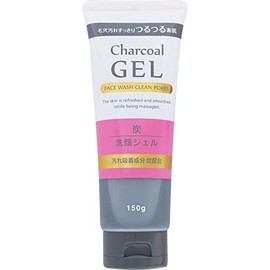 Set of 6: Charcoal Blended Facial Wash Gel, 5.3 oz (150 g)