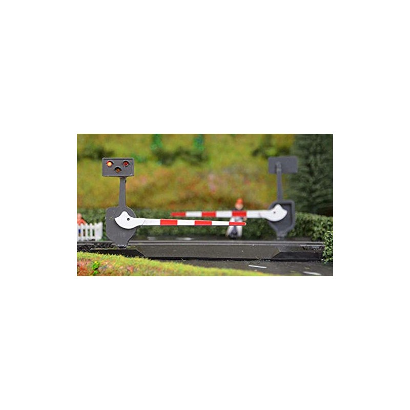 Train Tech TTLC10 Level Crossing, kit, Multicolour