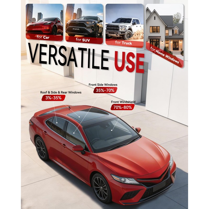 IAQWE 5% VLT Ceramic Car Window Tint Film 20 in