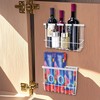 Cabinet Door Organizer 2Pcs, Foil and Plastic Wrap Organizer with
