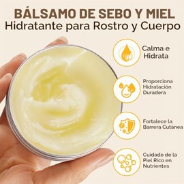 Hidratante De Sebo De Res Para La Piel: 100% De Sebo De Res Alimentado Con Pasto Para El Cuidado De La Piel, Loción Natural Artesanal. Crema Batida De