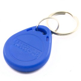 10 X Blue RFID Tags Key fobs - 125Khz READ ONLY Proximity ID Card Token Access Control | By UMTMedia®