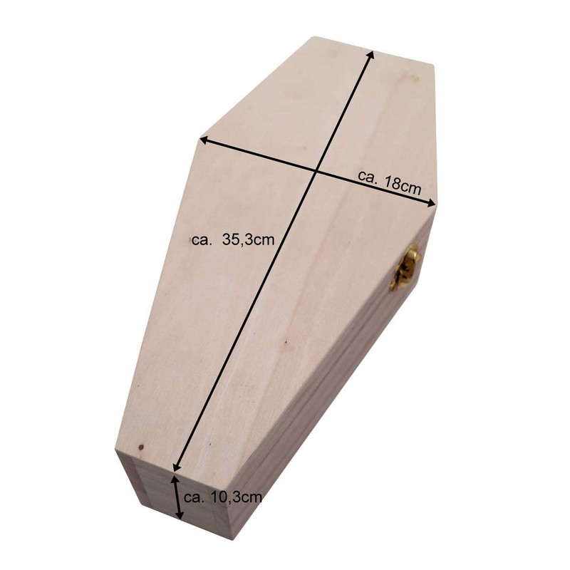 PrimoLiving petbye Wooden Small Animal Coffin Natural - Size M