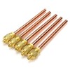 FEVERWORK 5pcs Metal One-Way Air Valve Air Conditioning Refrigeration Service
