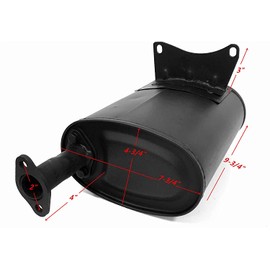 Exhaust Muffler For Predator For Champion For Duromax DuroMax For UST Kingcraft For All Power 5500W 6000W 6500W 7000W 7250W 7500W 8000W 8500W 9000W 420CC 11HP 13HP Non-Inverter Gas Generator