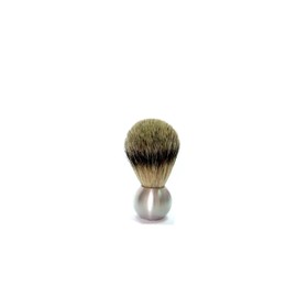 Gold Badger Plucked Aluminium Ball Flash 100% Badger Hair Shaving Brush, Pack of 1