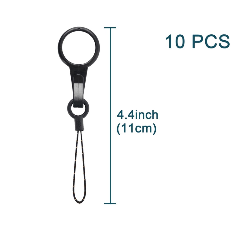 YOUOWO 10 Pcs Lanyards,For USB, Phone, Key Finger Ring Plastic
