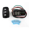 Kit combinado de interruptor basculante y relé de intermitente para