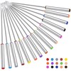 15pcs 9.6 Inch Fondue Sticks Stainless Steel Barbecue Fruit Dessert