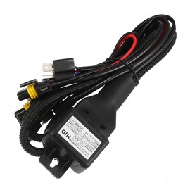 sourcing map Car Vehicle HID Xenon Bulb 35W 55W Wiring Harness Controller DC 12V