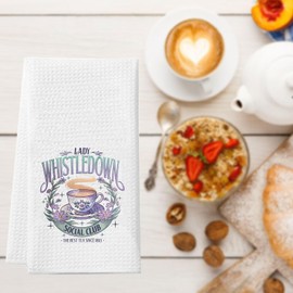 JTOUK British Tv Show Gift The Best Tea Since 1813 Kitchen Towel Historical Drama Tv Show Gift (Lady Towel EU)