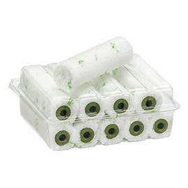 10 x Colorus Microfibre Radiator Rollers 10 cm with 9 mm Pile | Paint Roller, Paint Roller, Varnish Roller | For Glazes, Sealings, Impregnations
