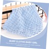 Kisangel 10pcs Muslin Washcloths Soft Burp Cloths for Newborns for
