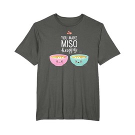 You Make Miso Happy Funny - San Valentino Coppia d'amore Maglietta