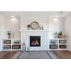 Luxdecor Real Wood Wall Planks - White Shiplap Boards 5"