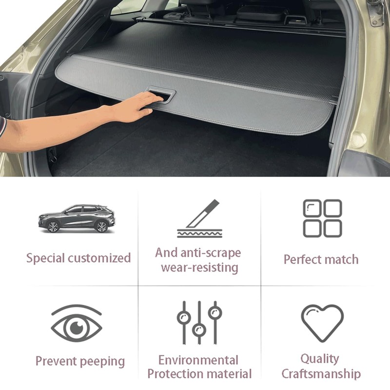 VIWINLA Retractable Trunk Cover Compatible with 2016-2022 Toyota Prius Cargo