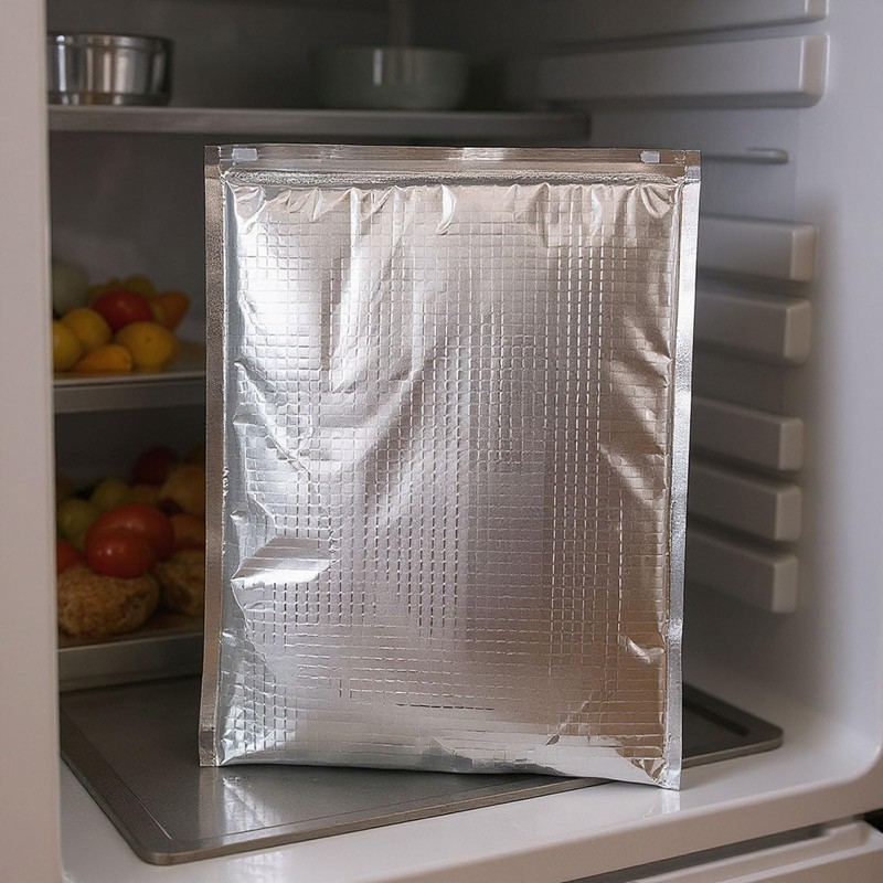 Aluminum Foil Bags, Reusable Insulated Zip Lock Bag, Food Storage