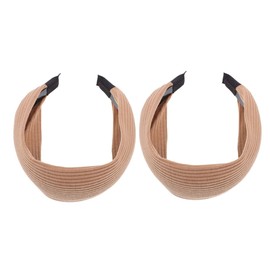 Healvian 2pcs Wide Nonslip Headband for Women Comfortable Fashion Hair Accessories Textured Design for Secure Fit for Daily Wear and Special Occasions
