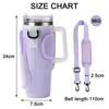 MLPKOI Water Bottle Carrier Bag With 40 Oz Adjustable Shoulder