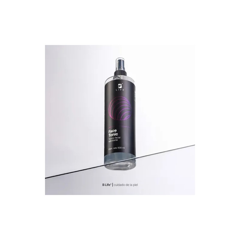 B Life tónico facial 500 ml, 99 % ingredientes naturales;