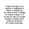 CafePress First Amendment Postcards (Package of 8), 6"x4" Printed Note