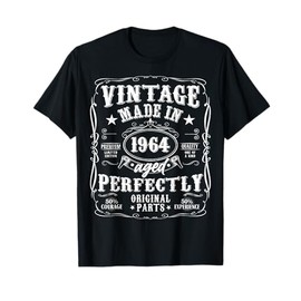 61st Birthday Man Woman 61 Years 1964 Decorative Funny Gift T-Shirt