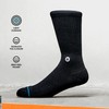 Stance Surf Check By Russ Crew Socks (Medium, Blue)