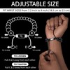 GT collection Brown Tiger Eye Bracelet for Men, Adjustable Double