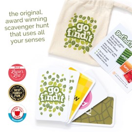 gofindit - Outdoor nature scavenger hunt card game for families