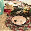 Noctiflorous Round Braided Placemats 15 Inch Round Table Mats Set