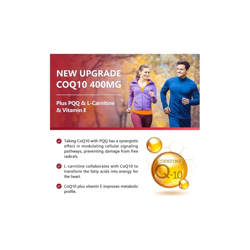 Cápsulas Blandas De Coenzima Q10 De Balincer De Con Omega-3