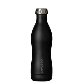 Dowabo Cocktail Collection – Vacuum Flask Suitable for Carbonated Drinks – Hot for 12 Hours & Cold for 24 Hours, Unisex, DO-05-coc-bla, Black Sun, 500 ml
