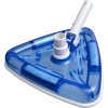 Uoark Pool Vacuum Head Bottom Brush, Triangular Weighted Transparent Pool