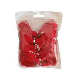 Red Wax Cords 100m