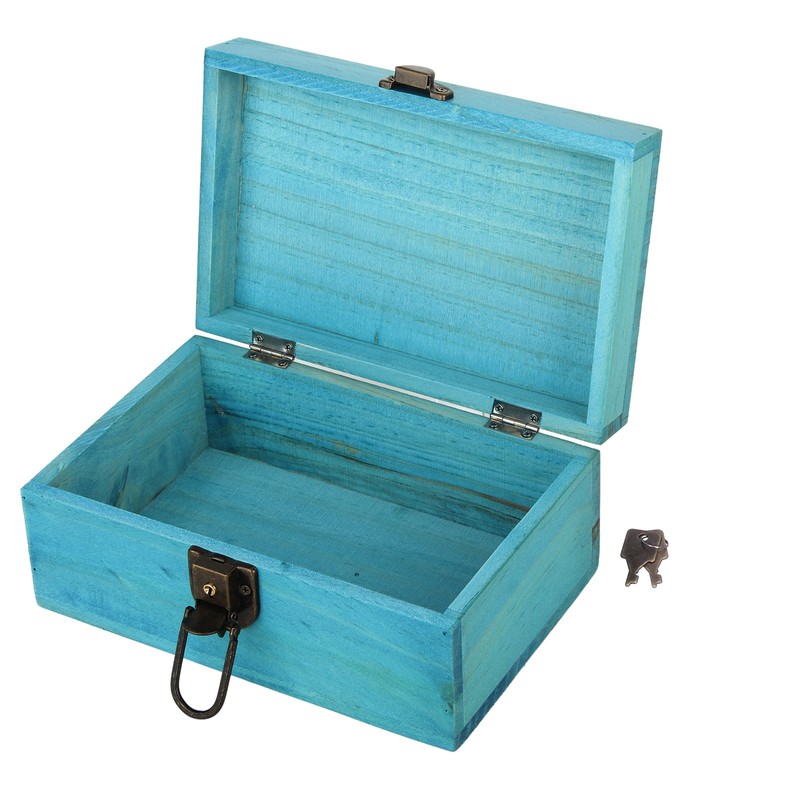 Wooden Storage Box Retro Decorative Jewelry Box Desktop Sundries Organizer