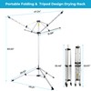 JS HANGER Drying Natural Clothes Airer Outdoor Portable 4-arm Aluminum